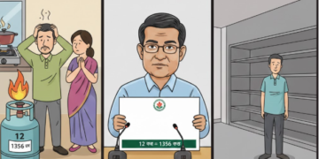 আবারও বাড়ল এলপিজির দাম ; কার্যকর সন্ধ্যা থেকে