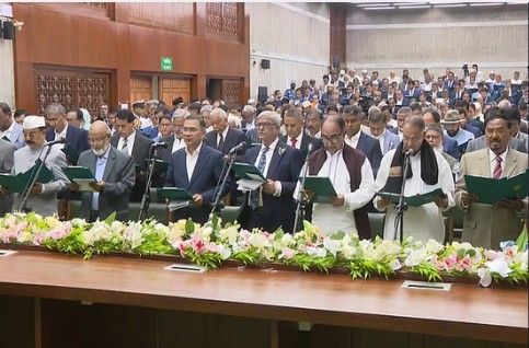 বিএনপির সংসদ সদস্যরা সংবিধান সংস্কার পরিষদের শপথ নেননি