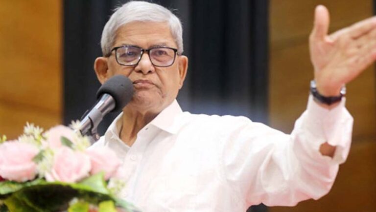 স্বাধীন বাংলাদেশে জামায়াতকে সমর্থন করা যায় না : মির্জা ফখরুল
