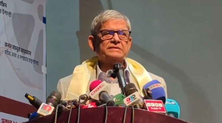 ভারতে বসে হাসিনা দেশকে অস্থিতিশীল করার অপচেষ্টা করছে: অভিযোগ মির্জা ফখরুলের