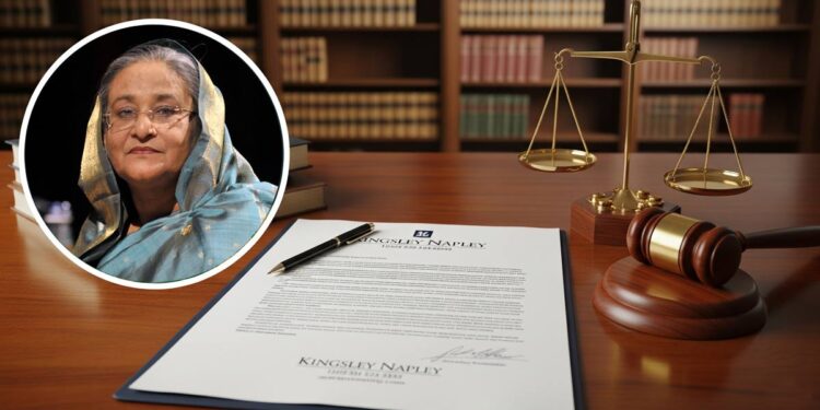 শেখ হাসিনার ফাঁসির রায় বাতিলের দাবি: ব্রিটিশ ল ফার্মের চিঠি