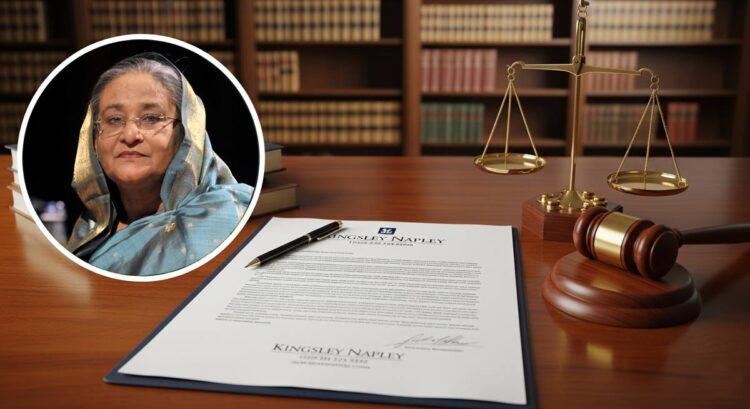 শেখ হাসিনার ফাঁসির রায় বাতিলের দাবি: ব্রিটিশ ল ফার্মের চিঠি