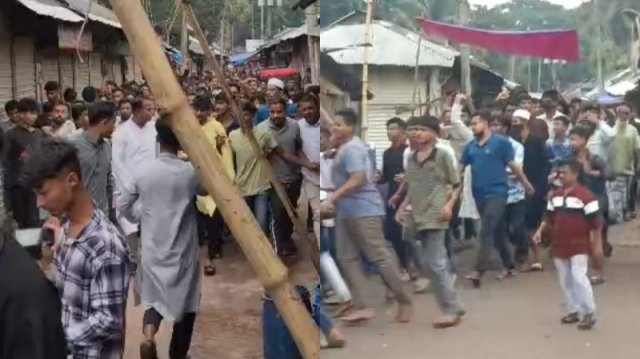 ছাত্রলীগের মিছিলঃ তীব্র প্রতিরোধ আর উপস্থিতি দেখে সটকে পড়লো পুলিশ