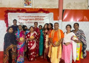 বরিশালে ত্রাণ ও জীবিকা পুনর্বাসন কর্মসূচি সম্পন্ন করলো হিন্দু এইড ইউকে