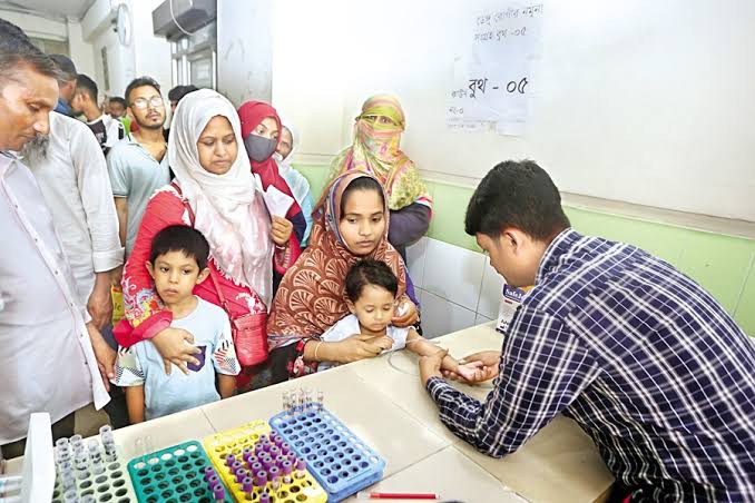 সারা দেশের সরকারি হাসপাতালে ডেঙ্গুর এনএস-১ পরীক্ষা সম্পূর্ণ ফ্রি