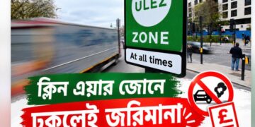 যুক্তরাজ্যের ক্লিন এয়ার জোন: নিয়ম ও অস্পষ্ট সাইনবোর্ডের ফাঁদে পড়ে ৯৬ লাখেরও বেশি জরিমানা
