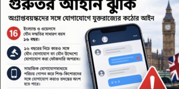 যুক্তরাজ্যে অপ্রাপ্তবয়স্কদের সঙ্গে অনলাইন যোগাযোগ: