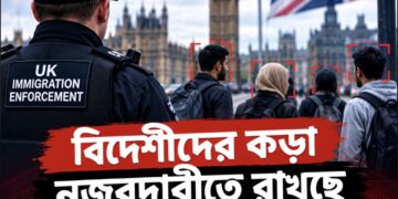 বিদেশিদের কড়া নজরদারিতে রাখছে যুক্তরাজ্য, বাড়ছে কড়াকড়ি