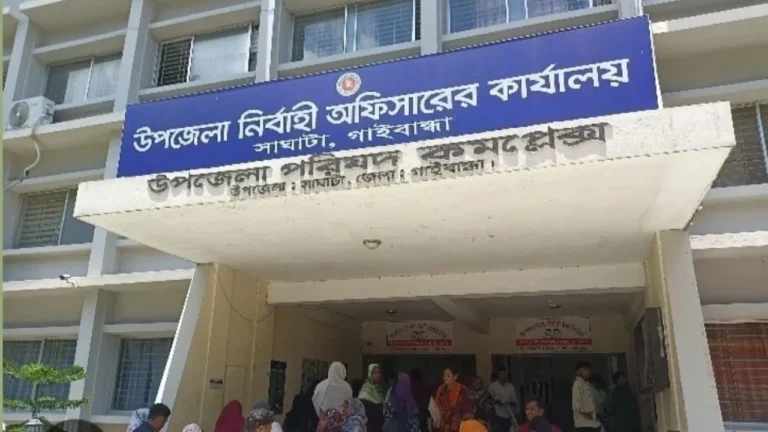 সাঘাটায় তিন সপ্তাহ ধরে ইউএনও পদ শূন্য